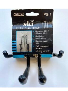 ✨NEW PROSTOR Heavy Duty Steel Ski & Pole Wall Storage/Organization Rack